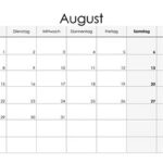 Kalender August 2022 kleine Ziffern im Querformat Kalender August 2022 kleine Ziffern im Querformat