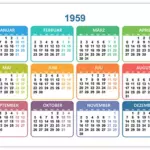 Kalender 1959