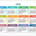 Kalender 1976
