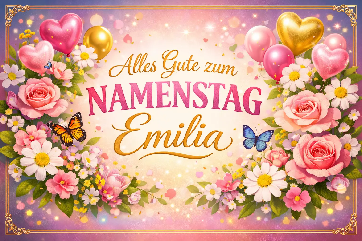 Alles Gute zum Namenstag Emilia