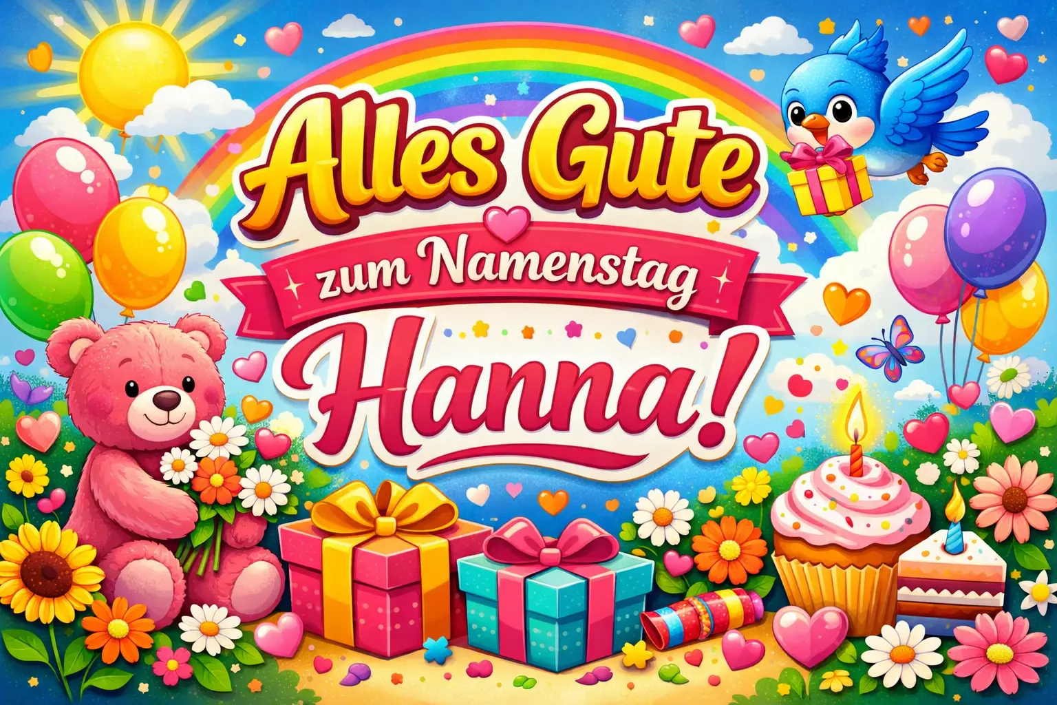 Alles Gute zum Namenstag Hanna